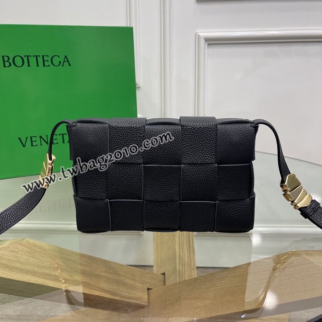 Bottega veneta高端女包 KF0017荔枝紋 寶緹嘉荔枝紋牛皮CASSETTE包包 BV經典款單肩斜挎包  gxz1268